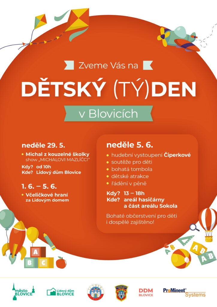 Pozvánka na dětský den – 140 let od založení SDH Blovice