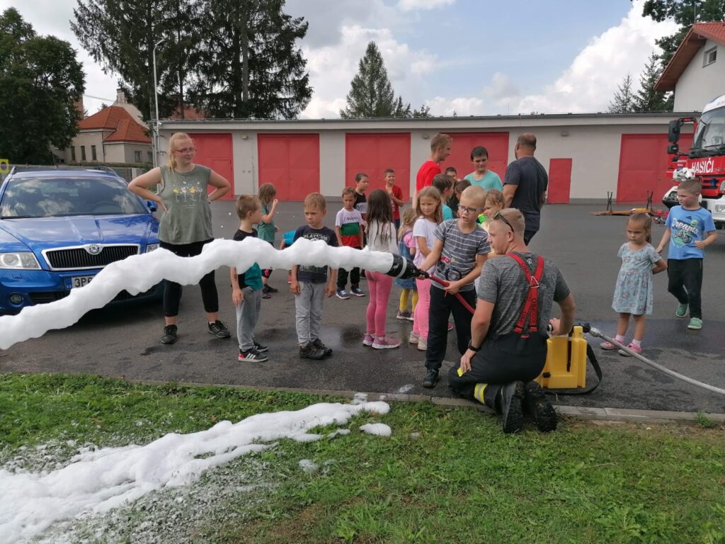 Navštívil nás anglický tábor