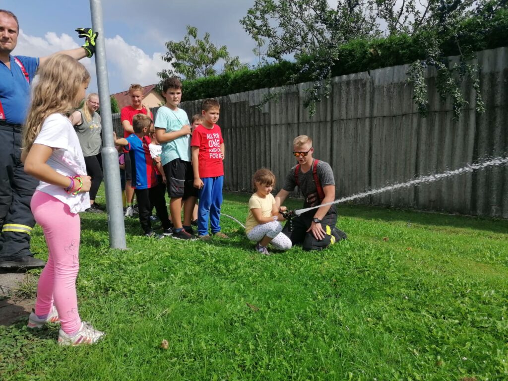 Navštívil nás anglický tábor